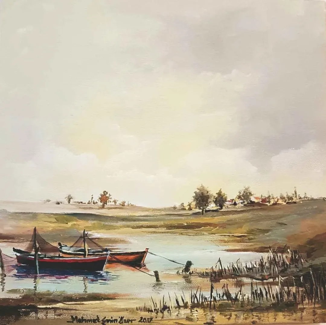 yakınlaştır "İsimsiz" eseri MEHMET EMİN ÖZER tarafından 2017 yılında 30x30 cm ölçülerinde Tuval üzeri yağlı boya tekniği ile yapılmıştır.