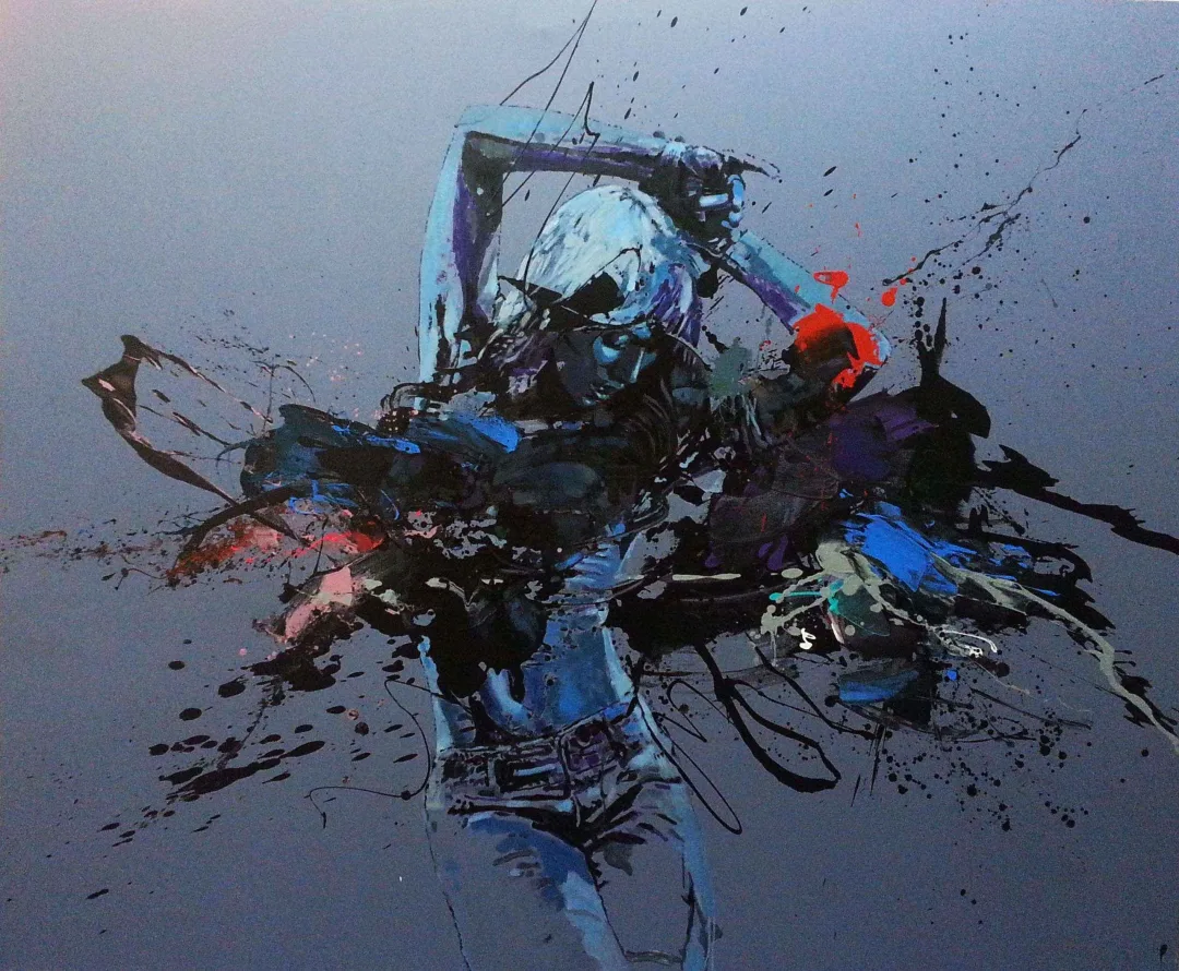 yakınlaştır "Öfke Oley" eseri MEHMET SAKIZCI tarafından 2015 yılında 145x175 cm ölçülerinde Tuvale üzeri akrilik boya tekniği ile yapılmıştır.