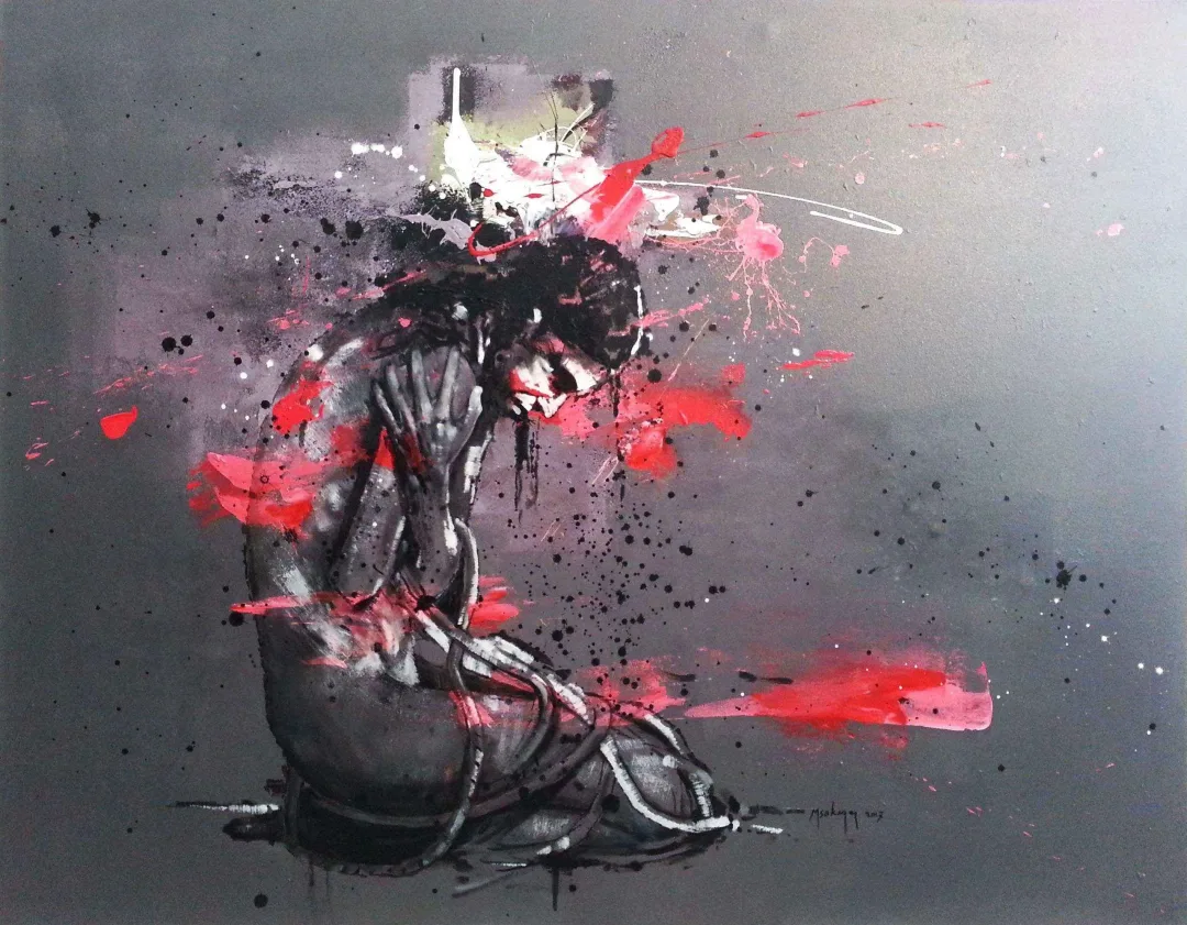 yakınlaştır "Pembe Trajedi" eseri MEHMET SAKIZCI tarafından 2017 yılında 110x140 cm ölçülerinde Tuval üzeri akrilik boya tekniği ile yapılmıştır.