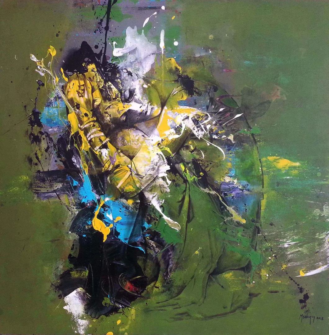 yakınlaştır "Son Bahar" eseri MEHMET SAKIZCI tarafından 2018 yılında 100x100 cm ölçülerinde Tuval üzeri akrilik boya tekniği ile yapılmıştır.