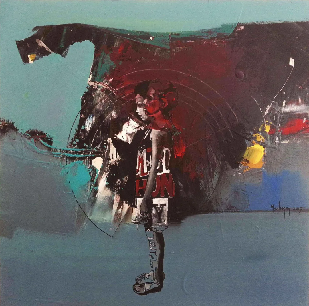 yakınlaştır "Şizo-freniya" eseri MEHMET SAKIZCI tarafından 2017 yılında 70x70 cm ölçülerinde Tuval üzeri akrilik boya tekniği ile yapılmıştır.