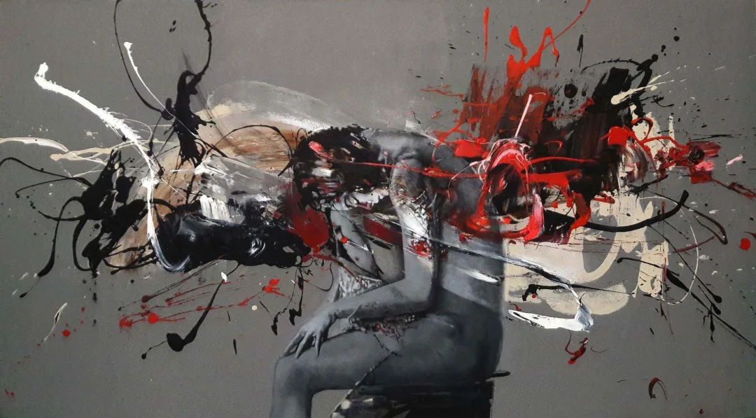 "sükut" eseri MEHMET SAKIZCI tarafından 2018 yılında 100x180 cm ölçülerinde Tuval üzeri akrilik boya tekniği ile yapılmıştır.