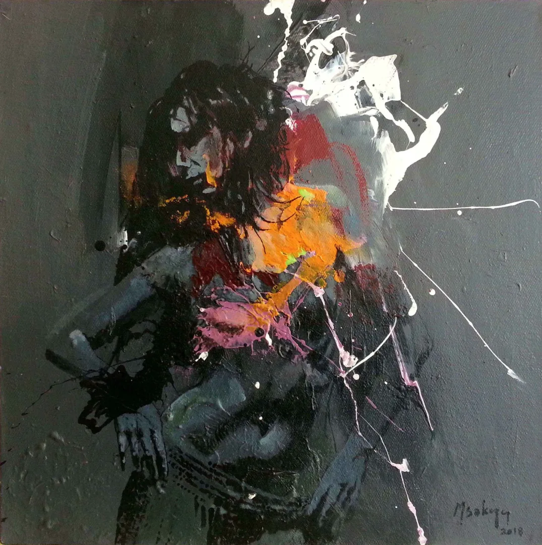 yakınlaştır "duru" eseri MEHMET SAKIZCI tarafından 2018 yılında 40x40 cm ölçülerinde Tuval üzeri akrilik boya tekniği ile yapılmıştır.