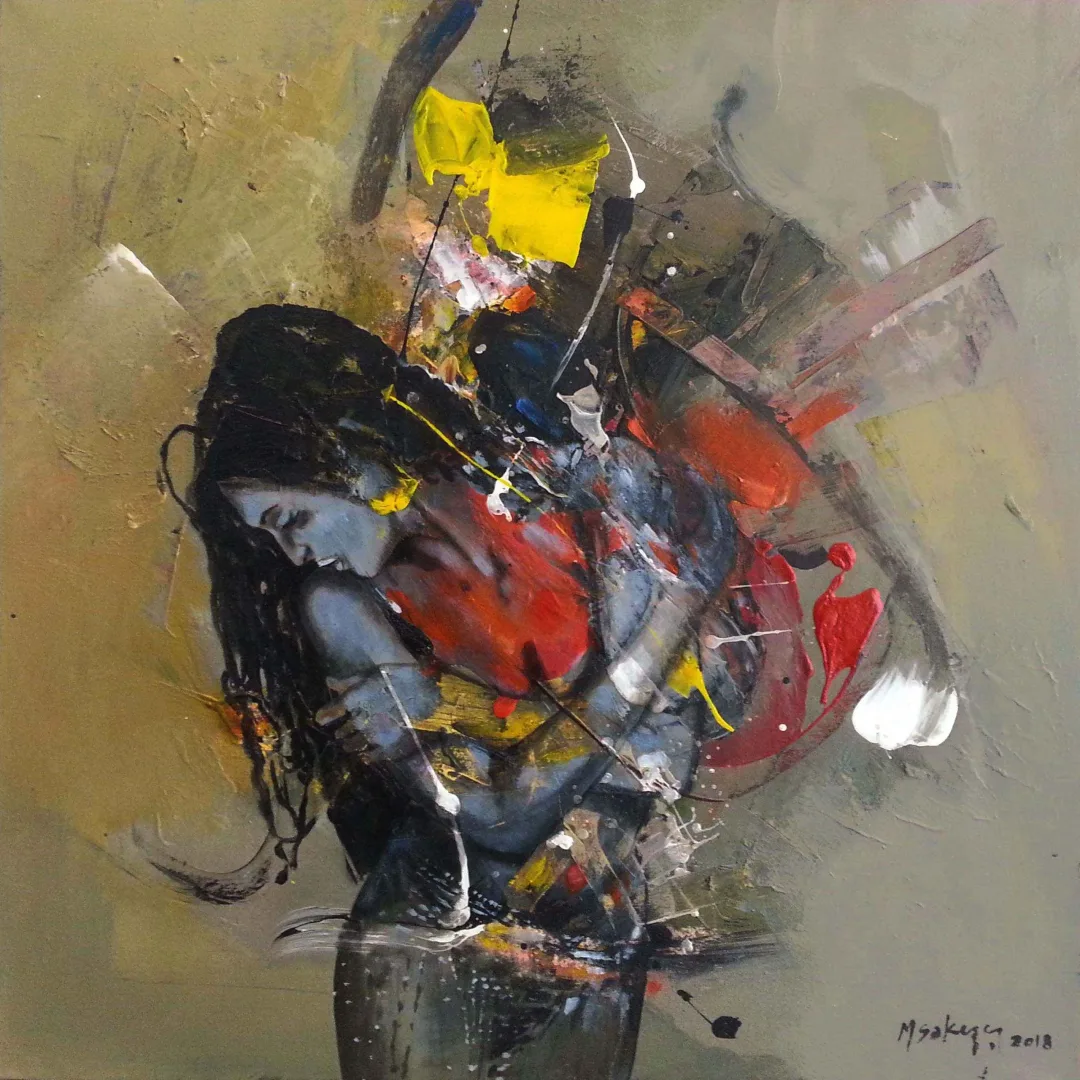 yakınlaştır "küsü" eseri MEHMET SAKIZCI tarafından 2018 yılında 40x40 cm ölçülerinde Tuval üzeri akrilik boya tekniği ile yapılmıştır.