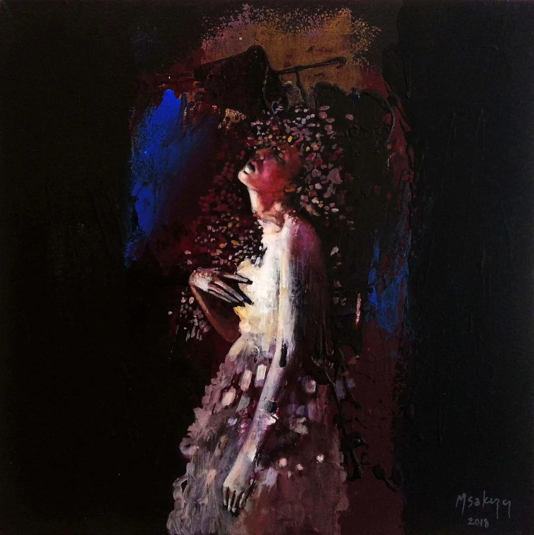 yakınlaştır "sızı" eseri MEHMET SAKIZCI tarafından 2018 yılında 40x40 cm ölçülerinde Tuval üzeri akrilik boya tekniği ile yapılmıştır.