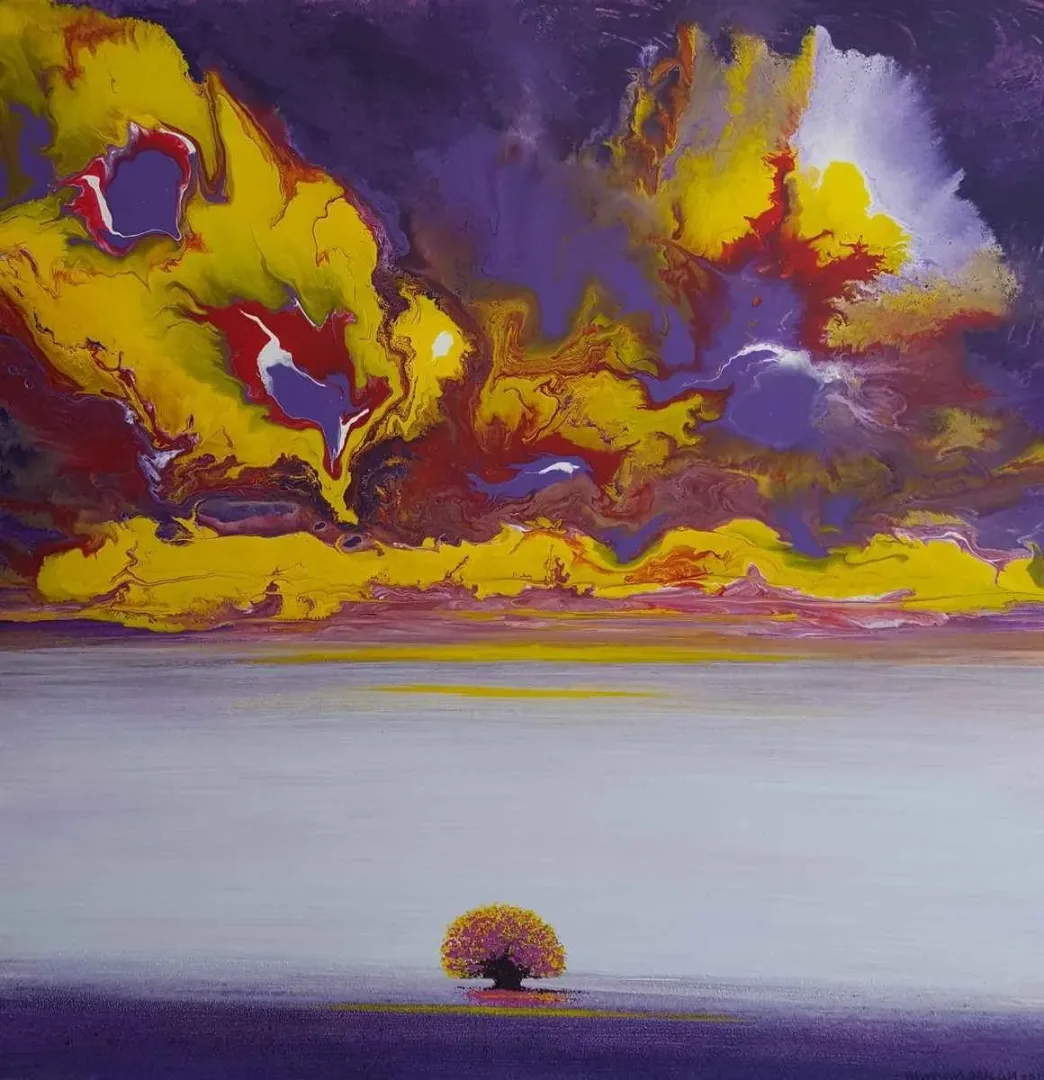 NUMAN ARSLAN Bu eser NUMAN ARSLAN tarafından 75x75 cm ölçülerinde Tuval üzeri akrilik boya tekniği ile yapılmıştır.