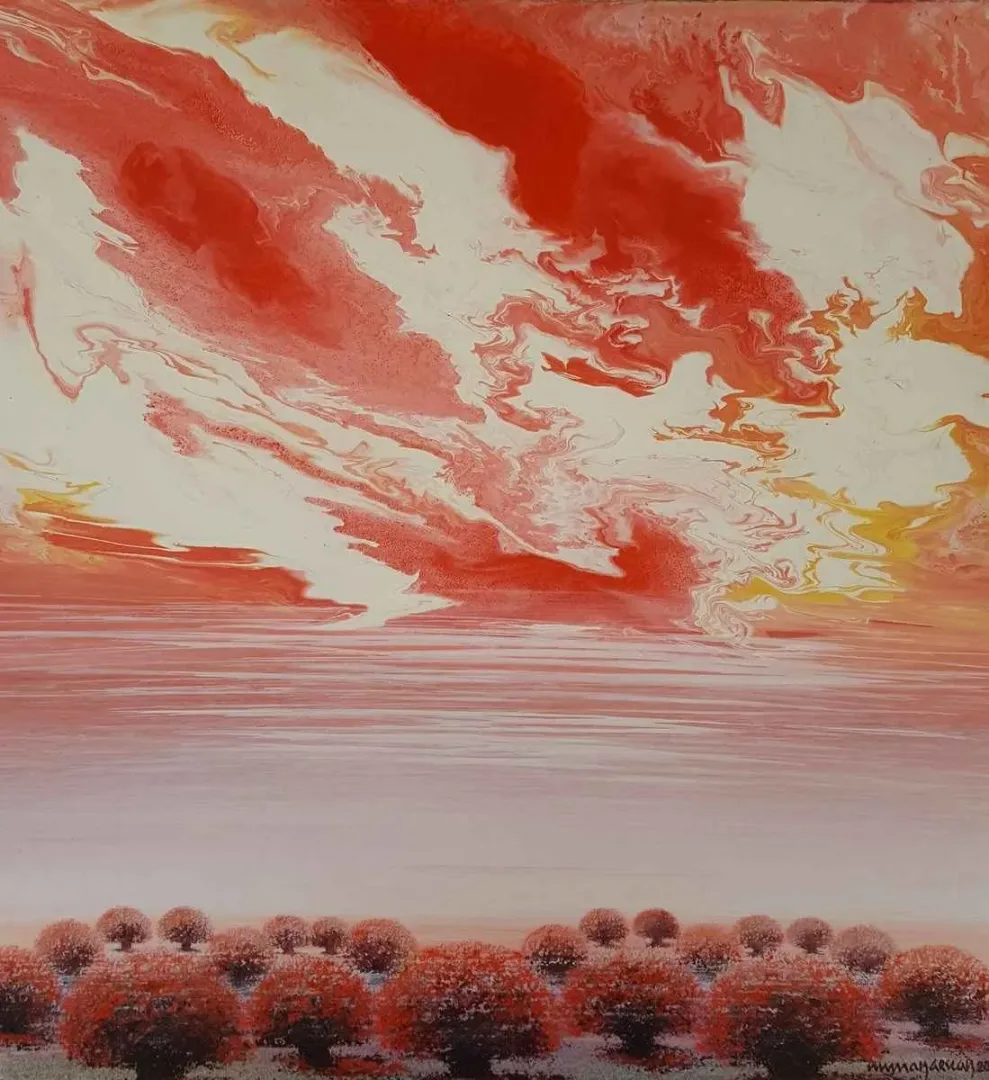 NUMAN ARSLAN Bu eser NUMAN ARSLAN tarafından 65x65 cm ölçülerinde Tuval üzeri akrilik boya tekniği ile yapılmıştır.
