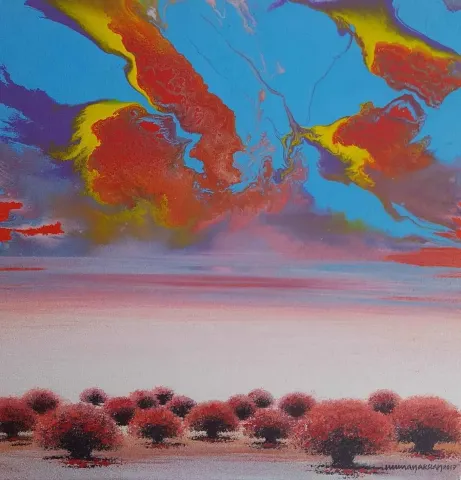 NUMAN ARSLAN Bu eser NUMAN ARSLAN tarafından 50x50 cm ölçülerinde Tuval üzeri akrilik boya tekniği ile yapılmıştır.