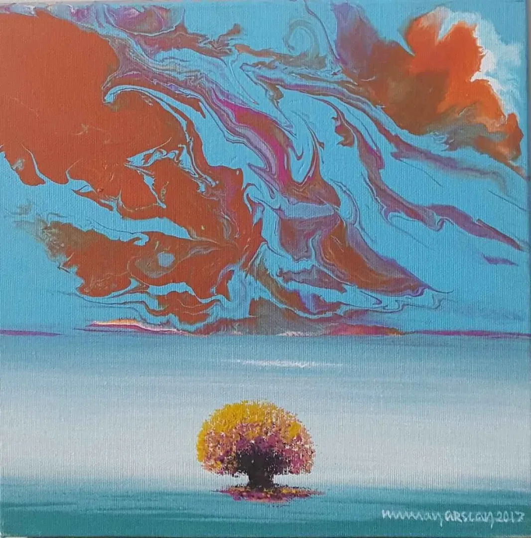 NUMAN ARSLAN Bu eser NUMAN ARSLAN tarafından 30x30 cm ölçülerinde Tuval üzeri akrilik boya tekniği ile yapılmıştır.