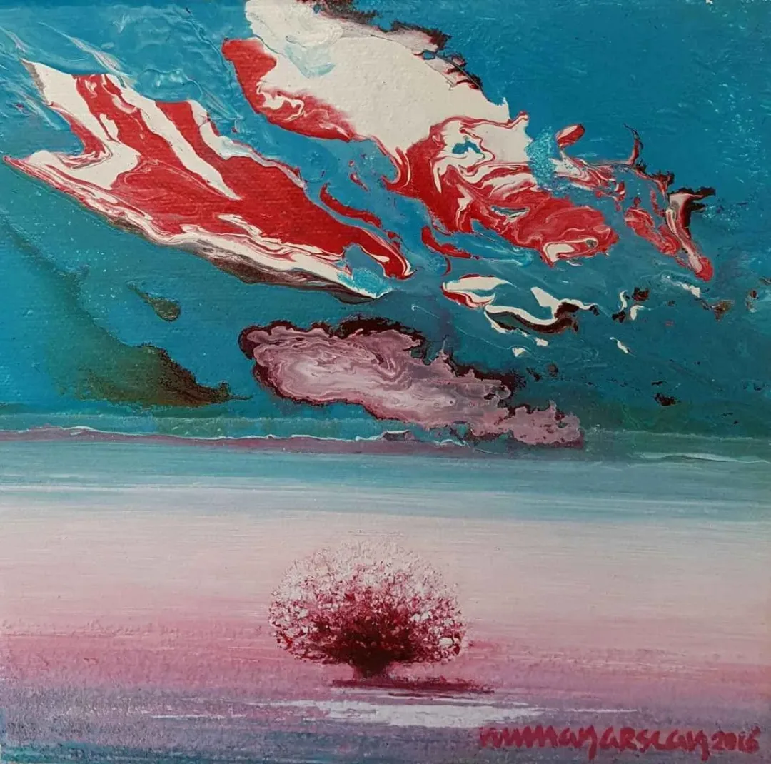 NUMAN ARSLAN Bu eser NUMAN ARSLAN tarafından 20x20 cm ölçülerinde Tuval üzeri akrilik boya tekniği ile yapılmıştır.