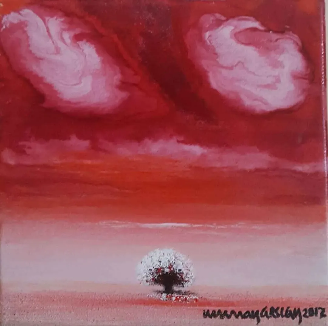 "İsimsiz" eseri NUMAN ARSLAN tarafından 20x20 cm ölçülerinde Tuval üzeri akrilik boya tekniği ile yapılmıştır.
