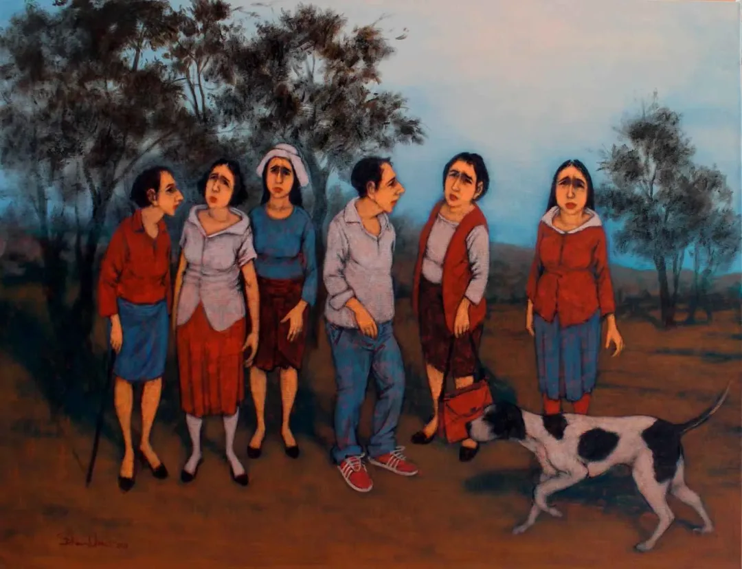 ORHAN UMUT — 2017 Bu eser ORHAN UMUT tarafından 2017 yılında 90x120 cm ölçülerinde Tuval üzeri akrilik boya tekniği ile yapılmıştır.
