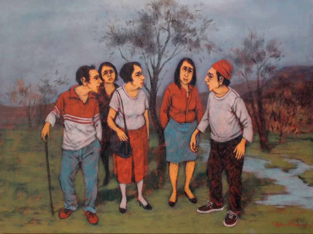 yakınlaştır "İsimsiz" eseri ORHAN UMUT tarafından 2017 yılında 60x80 cm ölçülerinde Tuval üzeri akrilik boya tekniği ile yapılmıştır.