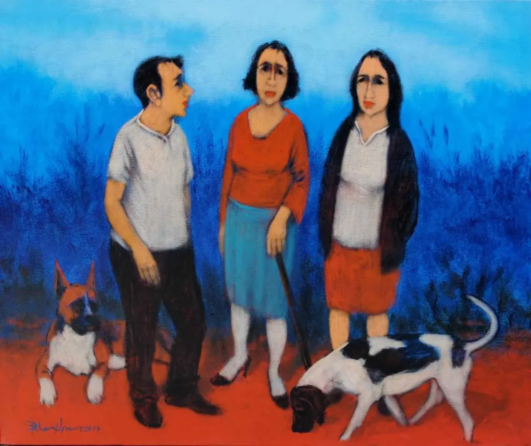 yakınlaştır "İsimsiz" eseri ORHAN UMUT tarafından 2017 yılında 50x60 cm ölçülerinde Tuval üzeri akrilik boya tekniği ile yapılmıştır.