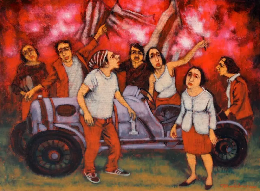 yakınlaştır "İsimsiz" eseri ORHAN UMUT tarafından 2017 yılında 50x60 cm ölçülerinde Tuval üzeri akrilik boya tekniği ile yapılmıştır.