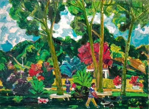 "Yalıkavaktan" eseri RESUL AYTEMÜR tarafından 2016 yılında 80x110 cm ölçülerinde Tuval üzeri yağlı boya tekniği ile yapılmıştır.