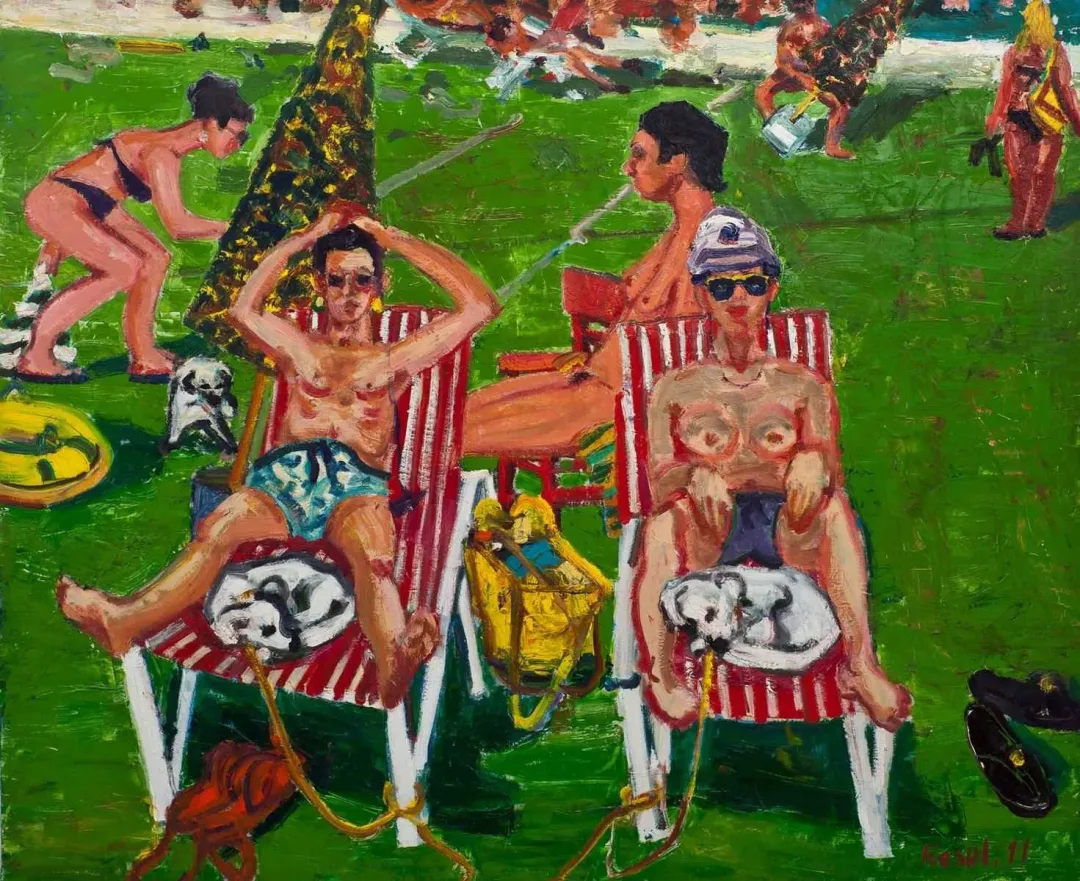 yakınlaştır "Plaj-2" eseri RESUL AYTEMÜR tarafından 2011 yılında 116x140 cm ölçülerinde Tuval üzeri yağlı boya tekniği ile yapılmıştır.