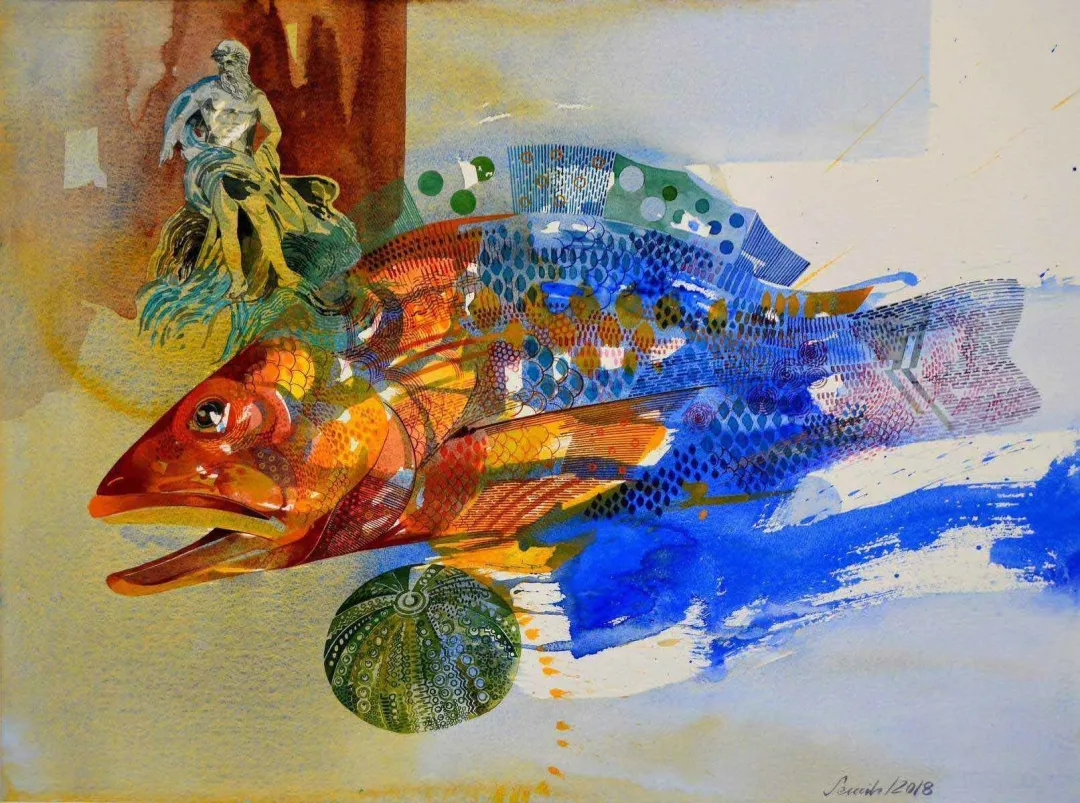 "İsimsiz" eseri SEMİH KAPLAN tarafından 2018 yılında 56x76 cm ölçülerinde Kağıt üzeri sulu boya tekniği ile yapılmıştır.