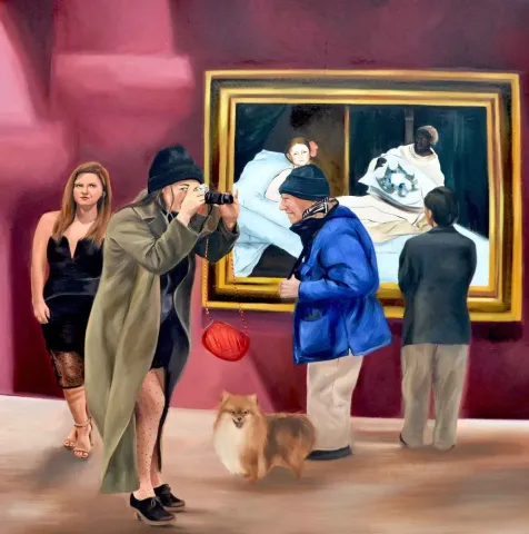 ŞEYMA BAŞARAN — “isimsiz”, 2018 "isimsiz" eseri ŞEYMA BAŞARAN tarafından 2018 yılında 100x100 cm ölçülerinde Tuval üzeri yağlı boya tekniği ile yapılmıştır.
