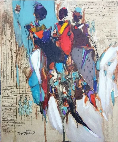 NURETTİN AKKAYA — 2018 Bu eser NURETTİN AKKAYA tarafından 2018 yılında 60x50 cm ölçülerinde Tuval üzeri yağlı boya tekniği ile yapılmıştır.