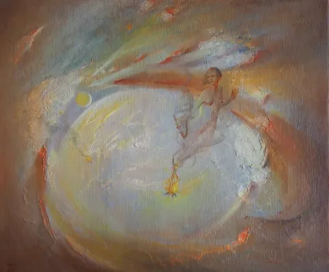 Bu eser YUSUF ŞENGÜR tarafından 2018 yılında 50x60 cm ölçülerinde Tuval üzeri yağlı boya tekniği ile yapılmıştır.