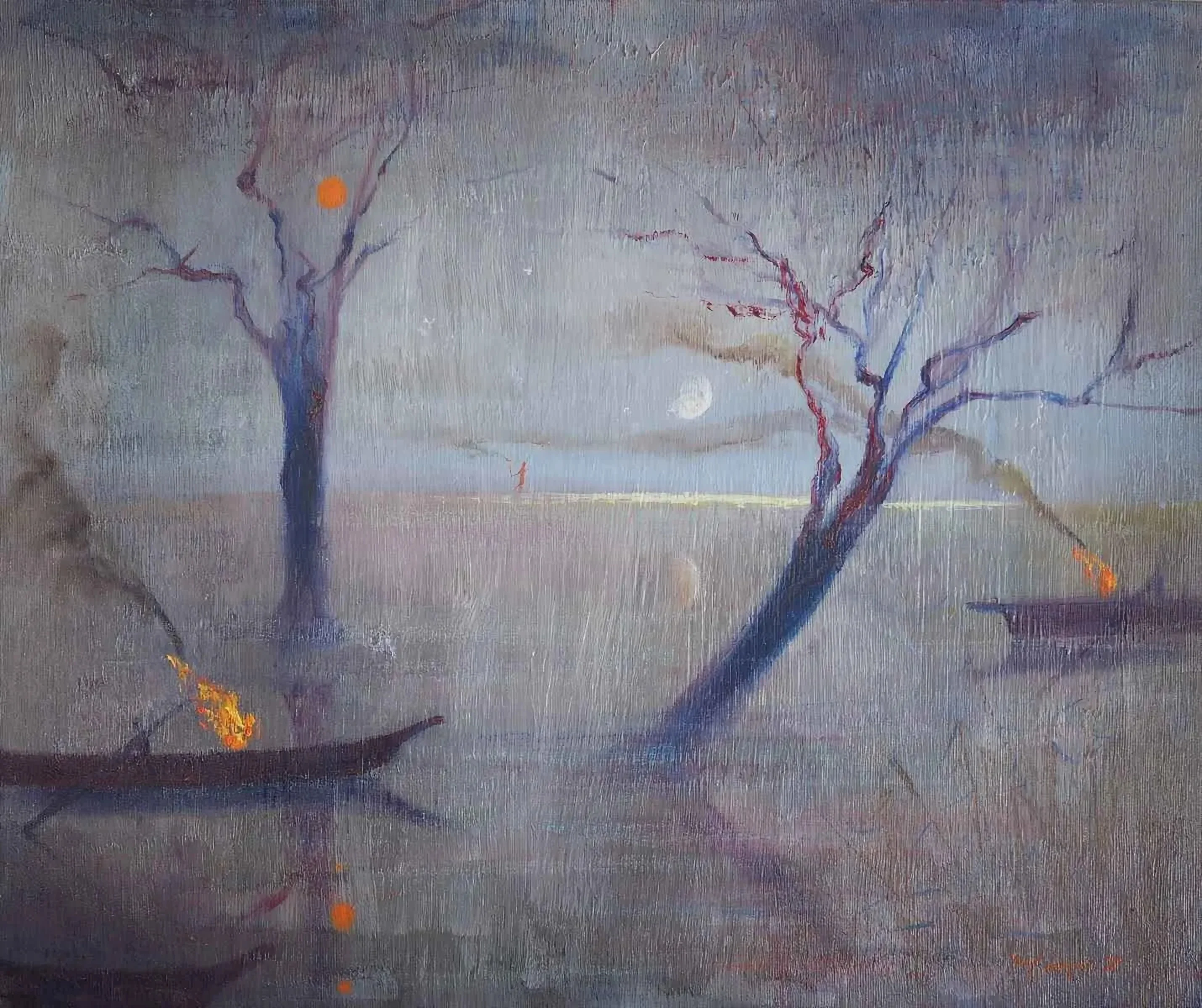 Bu eser YUSUF ŞENGÜR tarafından 2018 yılında 50x60 cm ölçülerinde Tuval üzeri yağlı boya tekniği ile yapılmıştır.