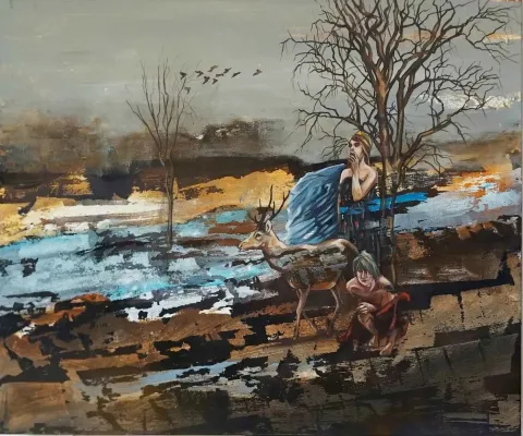 MAHMUT ÖZDEMİR — 2018 Bu eser MAHMUT ÖZDEMİR tarafından 2018 yılında 50x60 cm ölçülerinde Tuval üzeri akrilik boya tekniği ile yapılmıştır.