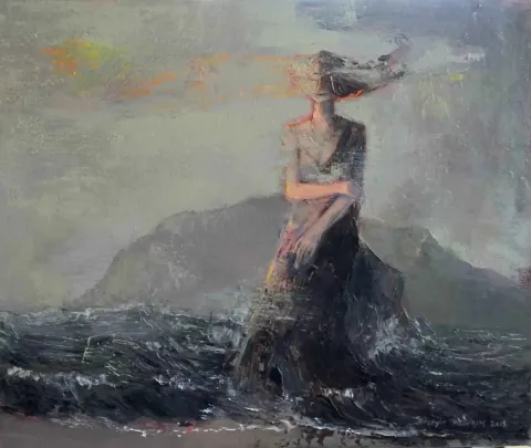 Bu eser HÜSEYİN YILDIRIM tarafından 2018 yılında 50x60 cm ölçülerinde Tuval üzeri yağlı boya tekniği ile yapılmıştır.