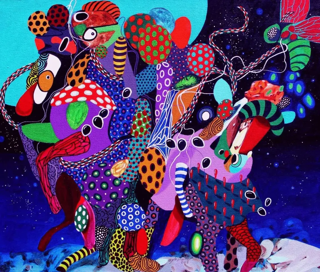 yakınlaştır "Ateş Olmayan Yerden" eseri LEVENT OYLUÇTARHAN tarafından 2018 yılında 50x60 cm ölçülerinde Tuval üzeri yağlı boya tekniği ile yapılmıştır.