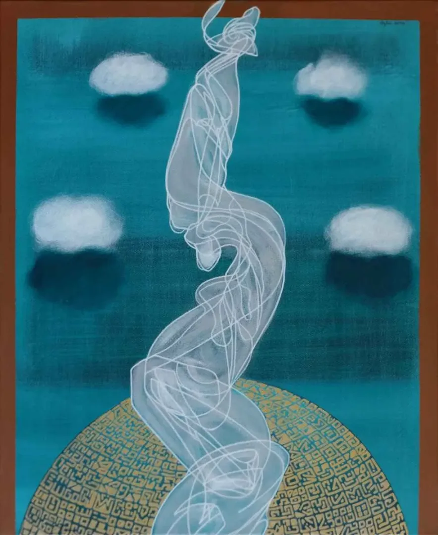 yakınlaştır "Duman Anatomisi I" eseri NECMETTİN ÖZLÜ tarafından 2018 yılında 60.5x49.5 cm ölçülerinde Tuval üzeri akrilik boya tekniği ile yapılmıştır.