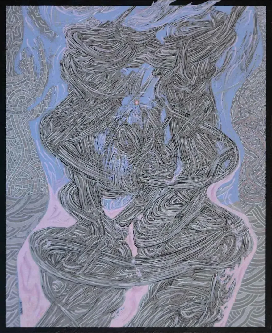 yakınlaştır "Duman Anatomisi II" eseri NECMETTİN ÖZLÜ tarafından 2018 yılında 60.5x49.5 cm ölçülerinde Tuval üzeri akrilik boya tekniği ile yapılmıştır.