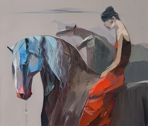 HAKAN ERASLAN — 2018 Bu eser HAKAN ERASLAN tarafından 2018 yılında 50x60 cm ölçülerinde Tuval üzeri yağlı boya tekniği ile yapılmıştır.
