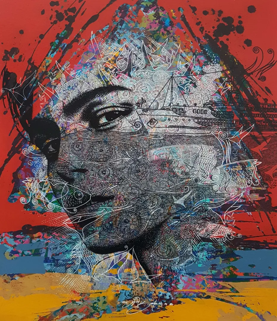 ENGİN KORKMAZ — 2018 Bu eser ENGİN KORKMAZ tarafından 2018 yılında 60x50 cm ölçülerinde Tuval üzeri akrilik boya tekniği ile yapılmıştır.