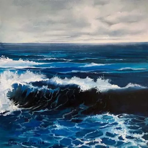 MEHMET EMİN ÖZER — 2018 Bu eser MEHMET EMİN ÖZER tarafından 2018 yılında 25x25 cm ölçülerinde Tuval üzeri yağlı boya tekniği ile yapılmıştır.