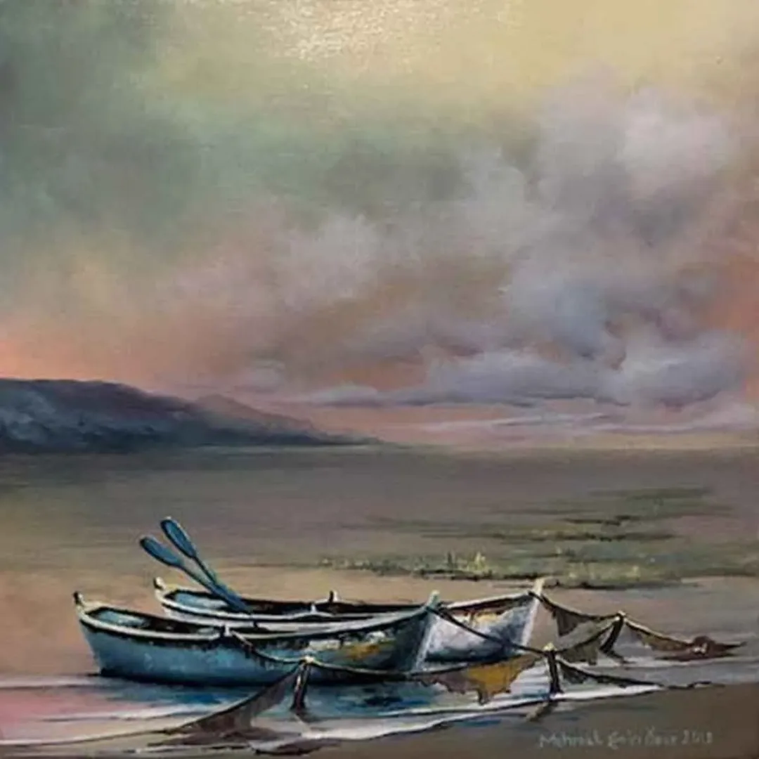 MEHMET EMİN ÖZER — 2018 Bu eser MEHMET EMİN ÖZER tarafından 2018 yılında 25x25 cm ölçülerinde Tuval üzeri yağlı boya tekniği ile yapılmıştır.