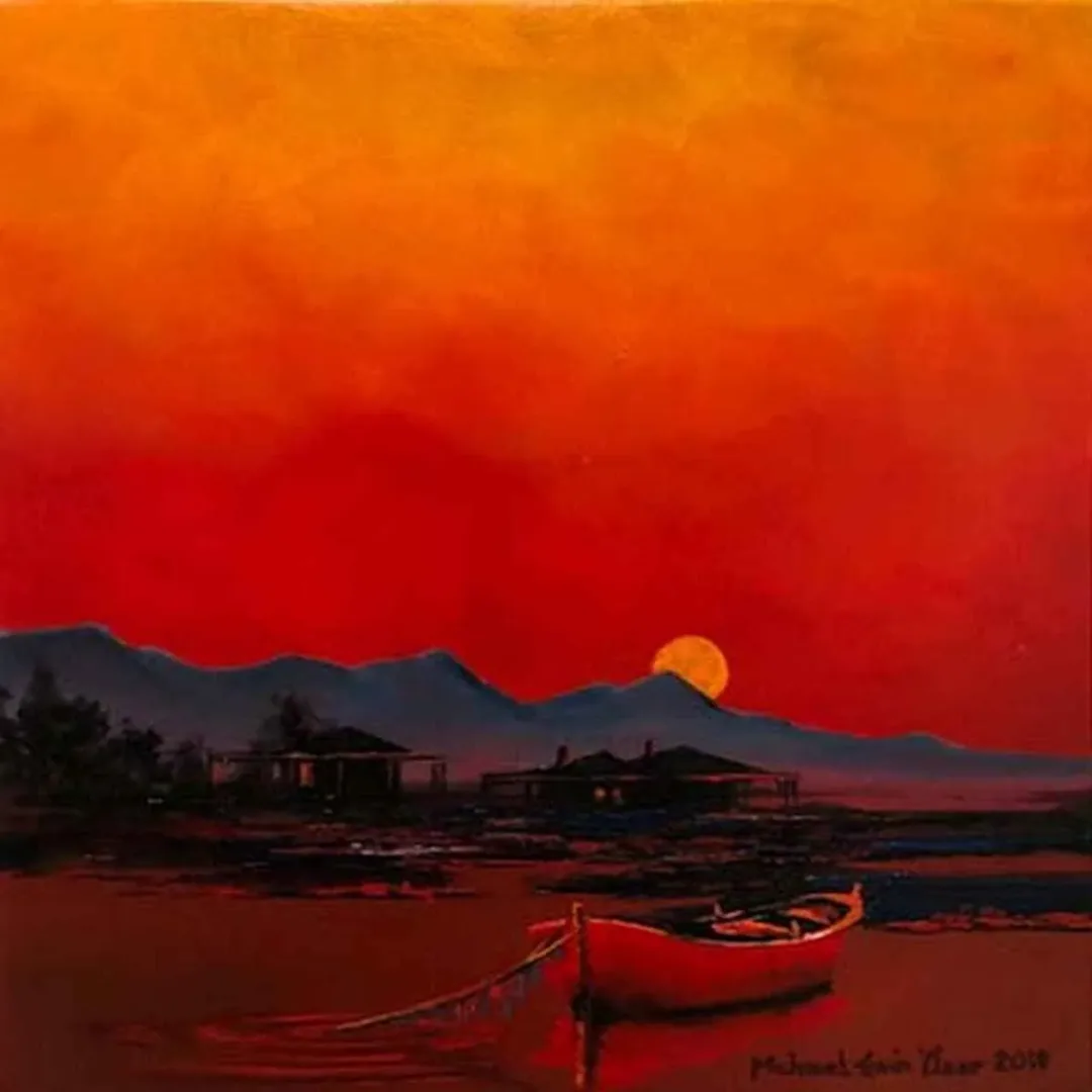 MEHMET EMİN ÖZER — 2018 Bu eser MEHMET EMİN ÖZER tarafından 2018 yılında 25x25 cm ölçülerinde Tuval üzeri yağlı boya tekniği ile yapılmıştır.