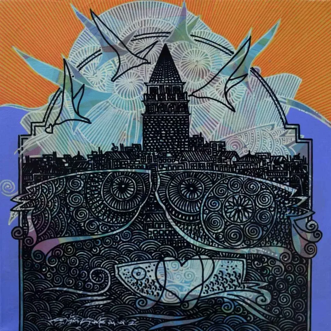 ENGİN KORKMAZ — 2018 Bu eser ENGİN KORKMAZ tarafından 2018 yılında 25x25 cm ölçülerinde Tuval üzeri akrilik boya tekniği ile yapılmıştır.