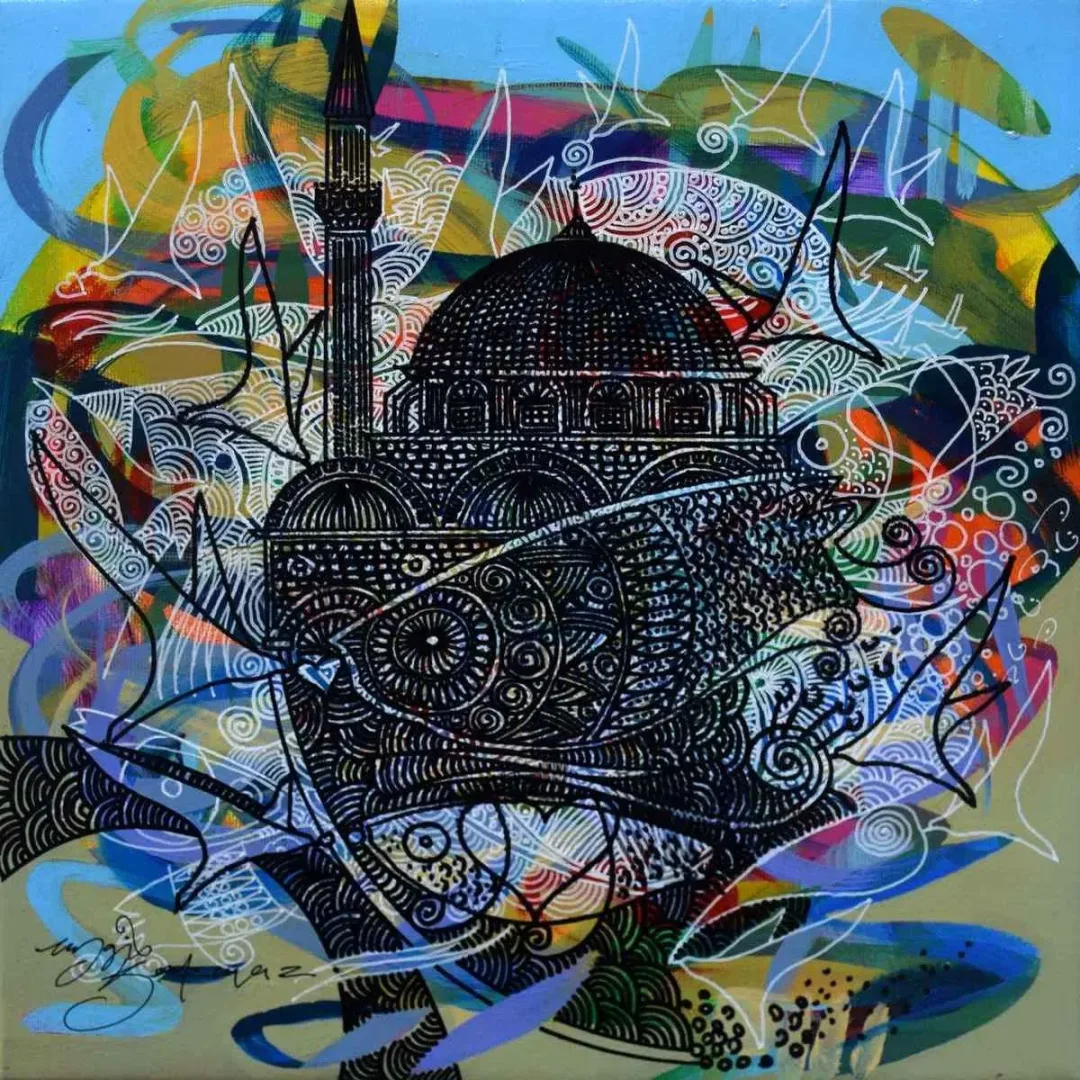 ENGİN KORKMAZ — 2018 Bu eser ENGİN KORKMAZ tarafından 2018 yılında 25x25 cm ölçülerinde Tuval üzeri akrilik boya tekniği ile yapılmıştır.