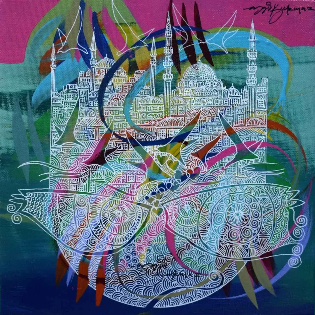 ENGİN KORKMAZ — 2018 Bu eser ENGİN KORKMAZ tarafından 2018 yılında 25x25 cm ölçülerinde Tuval üzeri akrilik boya tekniği ile yapılmıştır.