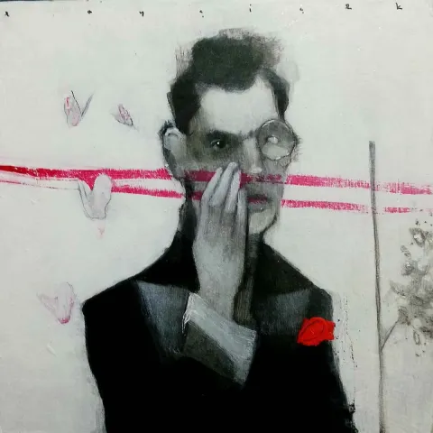 Bu eser ERCAN AYÇİÇEK tarafından 2018 yılında 25x25 cm ölçülerinde Duralit üzeri akrilik boya tekniği ile yapılmıştır.