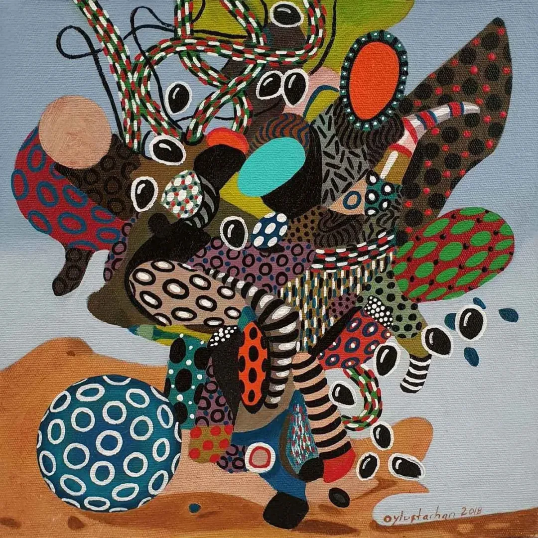 LEVENT OYLUÇTARHAN — 2018 Bu eser LEVENT OYLUÇTARHAN tarafından 2018 yılında 25x25 cm ölçülerinde Tuval üzeri yağlı boya tekniği ile yapılmıştır.