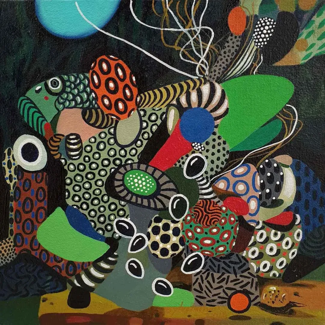 LEVENT OYLUÇTARHAN — 2018 Bu eser LEVENT OYLUÇTARHAN tarafından 2018 yılında 25x25 cm ölçülerinde Tuval üzeri yağlı boya tekniği ile yapılmıştır.