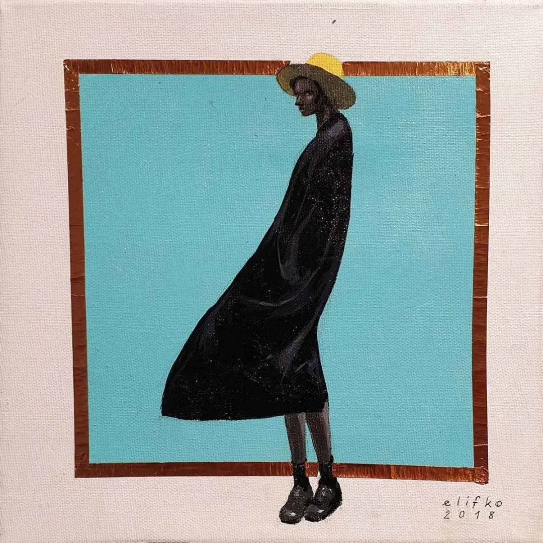 ELİFKO — 2018 Bu eser ELİFKO tarafından 2018 yılında 25x25 cm ölçülerinde Tuval üzeri akrilik boya tekniği ile yapılmıştır.