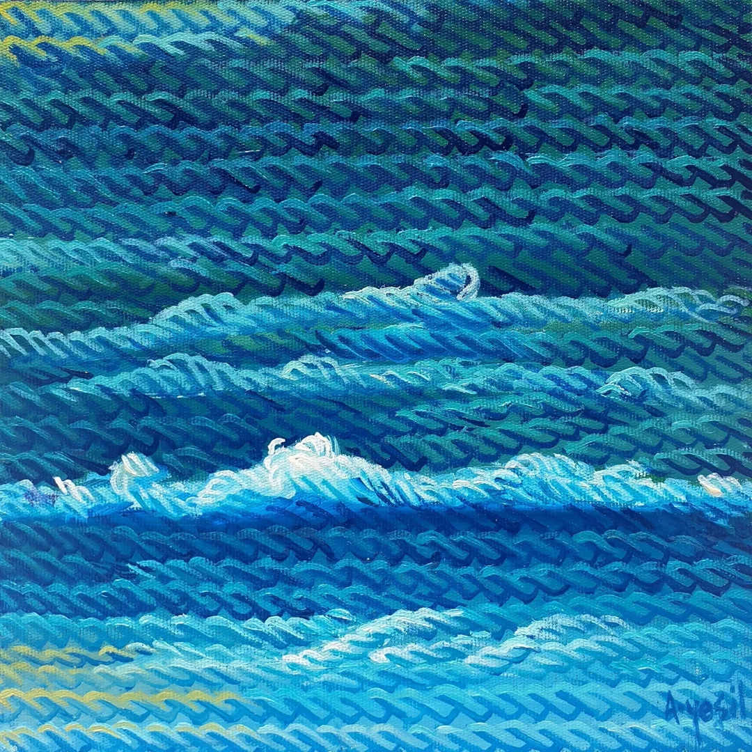 AHMET YEŞİL — 2018 Bu eser AHMET YEŞİL tarafından 2018 yılında 25x25 cm ölçülerinde Tuval üzeri yağlı boya tekniği ile yapılmıştır.