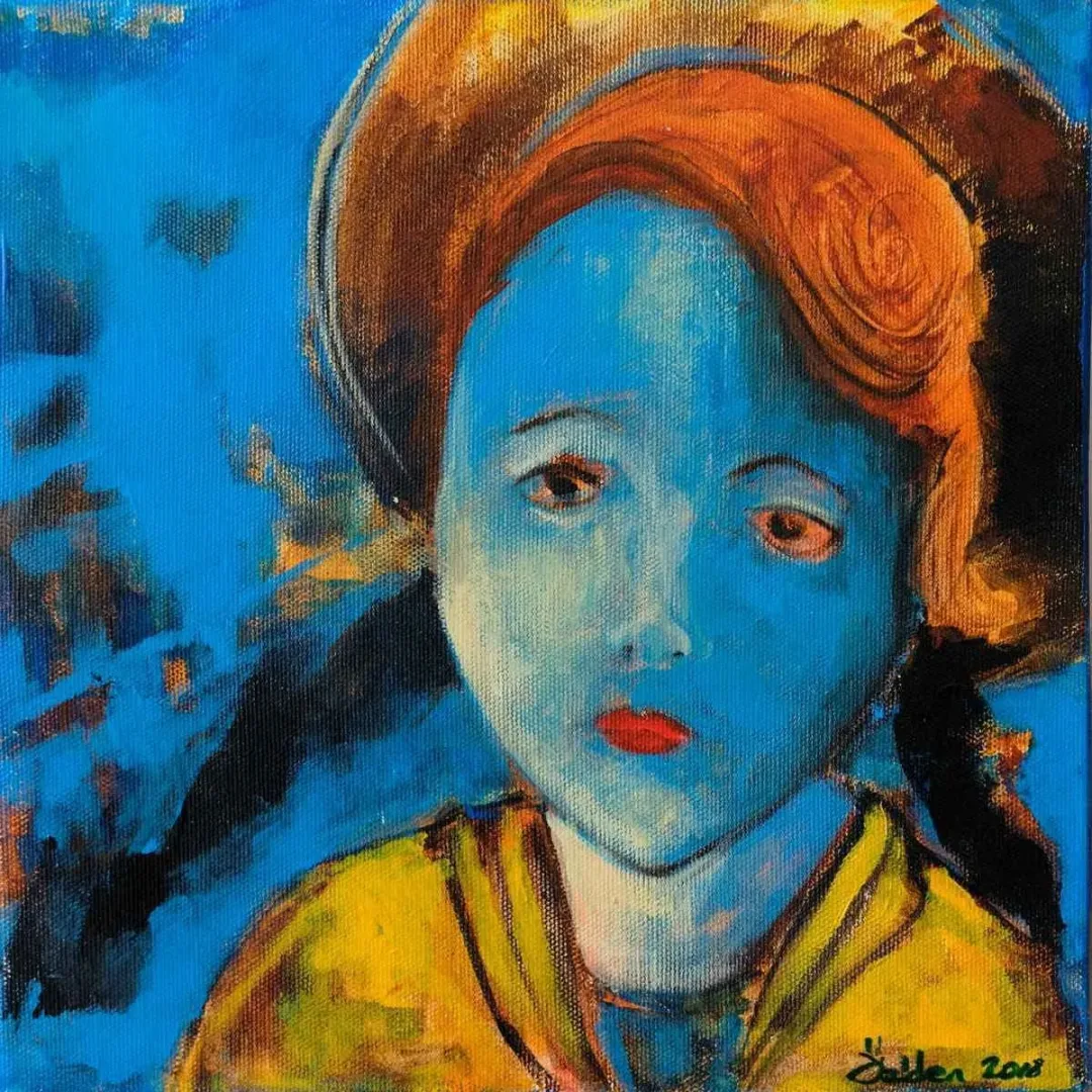 ÖZDEN GEZER — 2018 Bu eser ÖZDEN GEZER tarafından 2018 yılında 25x25 cm ölçülerinde Tuval üzeri akrilik boya tekniği ile yapılmıştır.