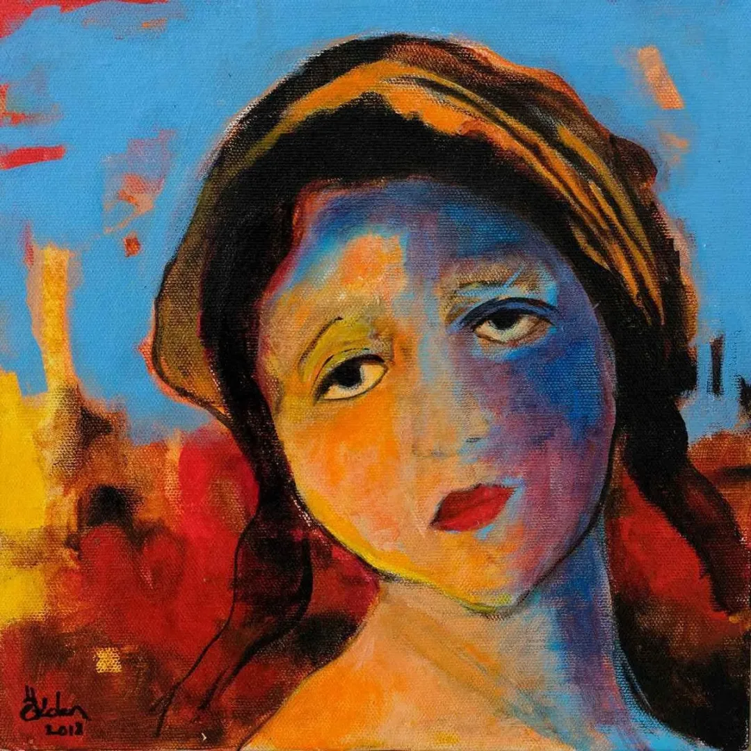 ÖZDEN GEZER — 2018 Bu eser ÖZDEN GEZER tarafından 2018 yılında 25x25 cm ölçülerinde Tuval üzeri akrilik boya tekniği ile yapılmıştır.