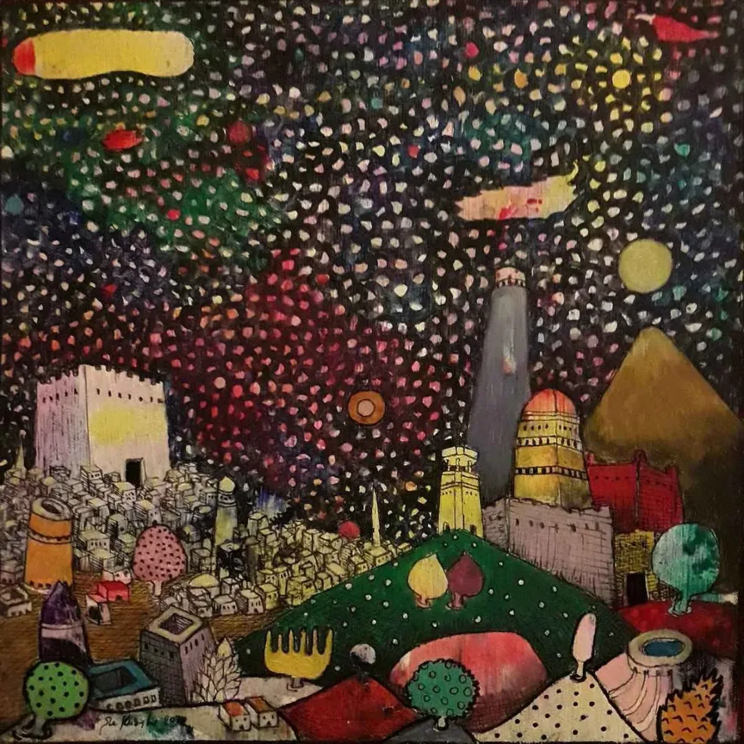 yakınlaştır "Lovers" eseri EFE KASAPLAR tarafından 2018 yılında 25x25 cm ölçülerinde Tuval üzeri akrilik boya tekniği ile yapılmıştır.