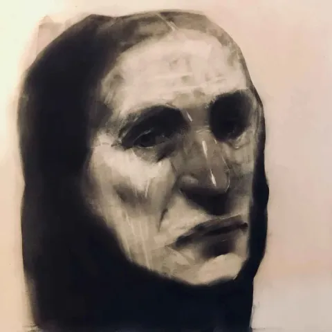 Bu eser SEMA ÖCAL tarafından 2018 yılında 25x25 cm ölçülerinde Tuval üzeri akrilik boya tekniği ile yapılmıştır.