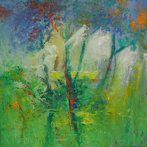 YUSUF ŞENGÜR — 2018 Bu eser YUSUF ŞENGÜR tarafından 2018 yılında 25x25 cm ölçülerinde Tuval üzeri yağlı boya tekniği ile yapılmıştır.