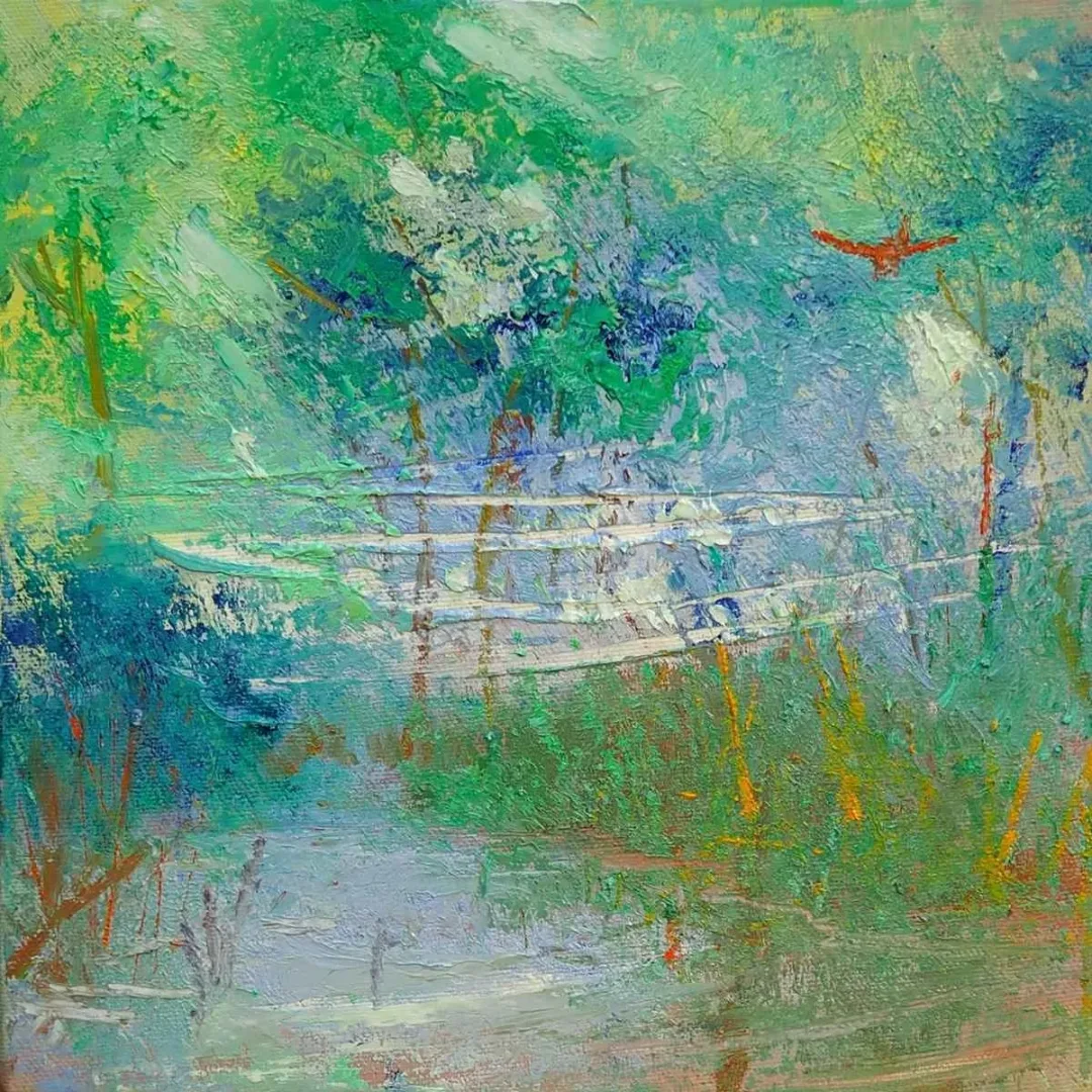 YUSUF ŞENGÜR — 2018 Bu eser YUSUF ŞENGÜR tarafından 2018 yılında 25x25 cm ölçülerinde Tuval üzeri yağlı boya tekniği ile yapılmıştır.